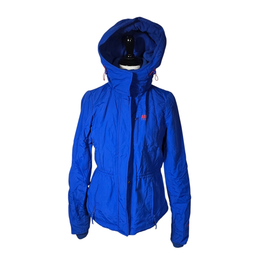 Abercrombie & Fitch 1892 Women's Medium Royal Blue Hooded Ski Jacket